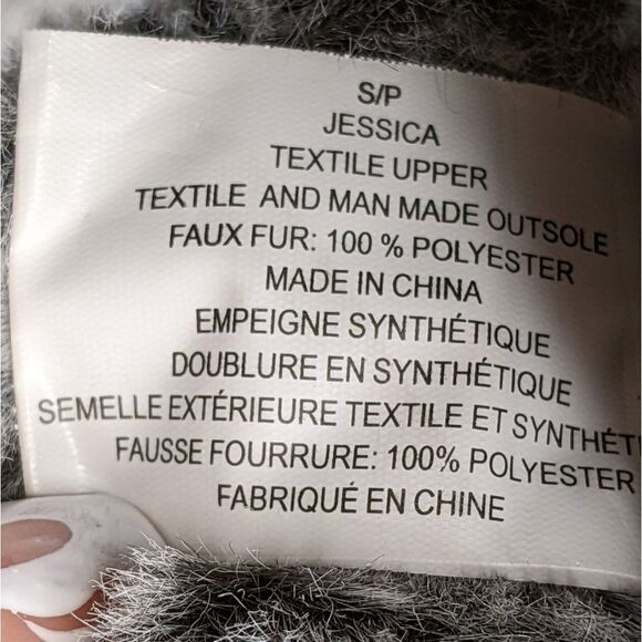 Van Heusen Jessica Premium Memory Foam Fur Scuff Slippers - Picture 9 of 10